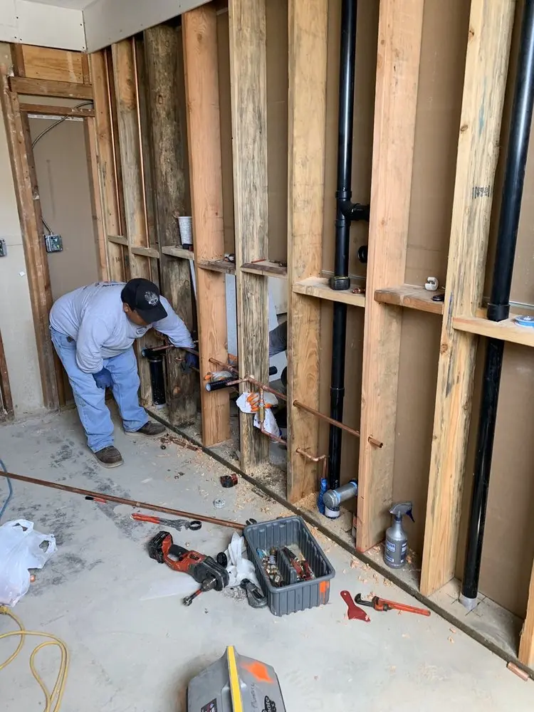 Commercial rough-in plumbing for Trenchless Sewer Repair in Shreveport